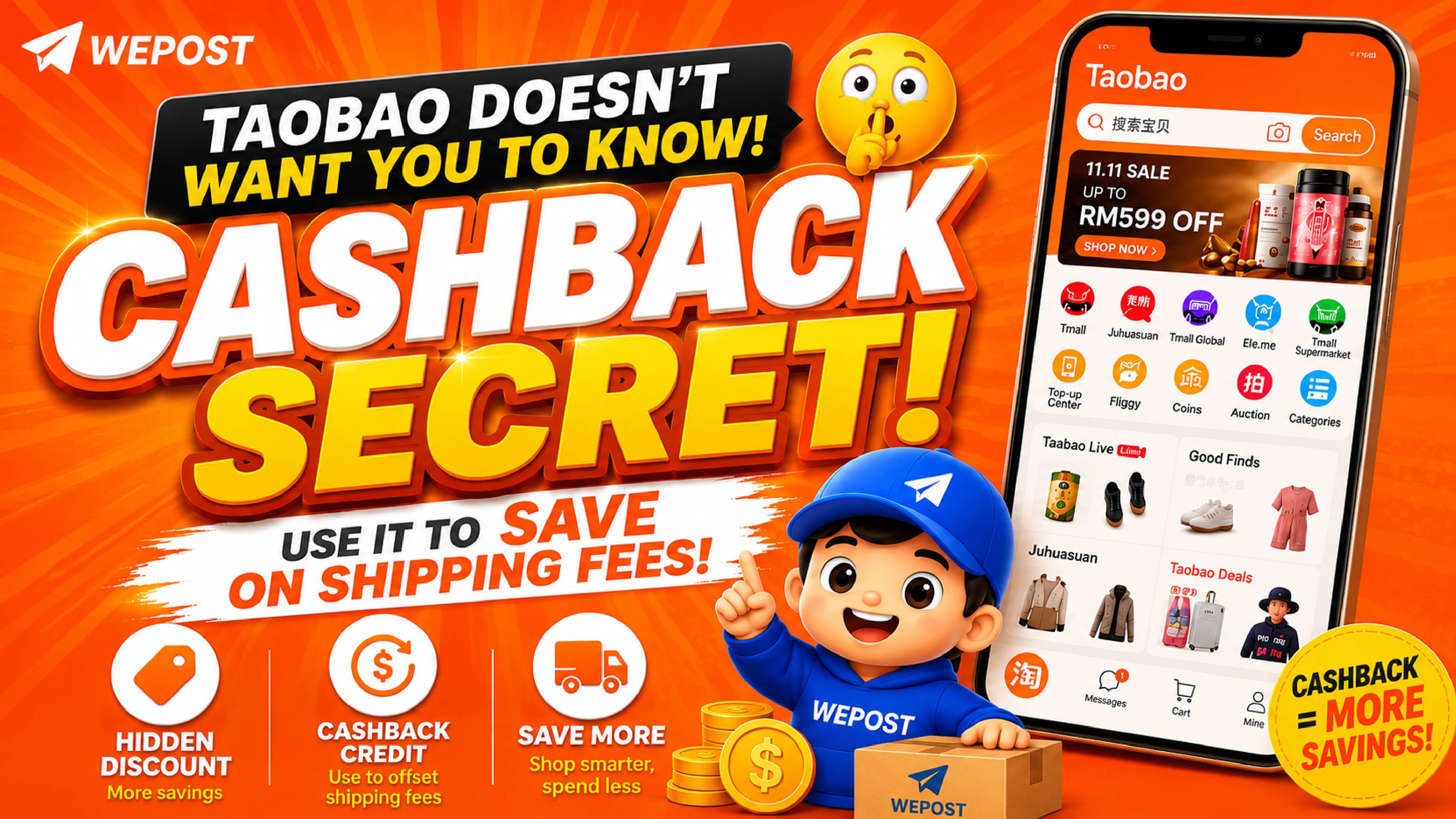 Cashback - Secret that Taobao does not want to let you know
